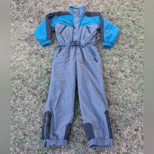 Men's Blue and Gray Ski & Snowboard Jacket